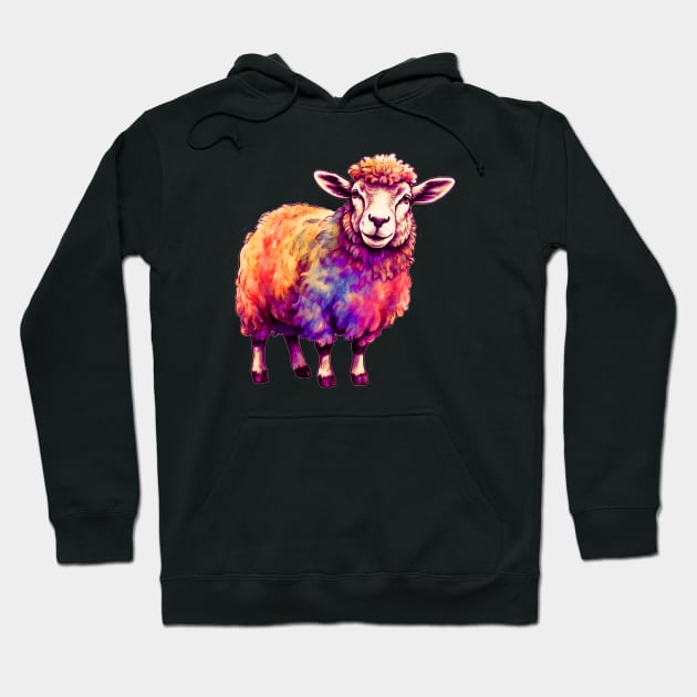 Psychedelic Sheep Hoodie by Trip Tank